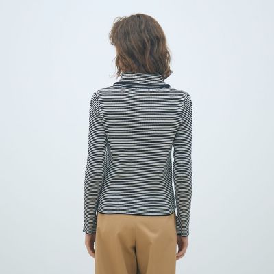 TOMORROWLAND / トゥモローランド コットンリブ ジップアップカーディガン タッターギンガムリバー ジップアップブルゾン