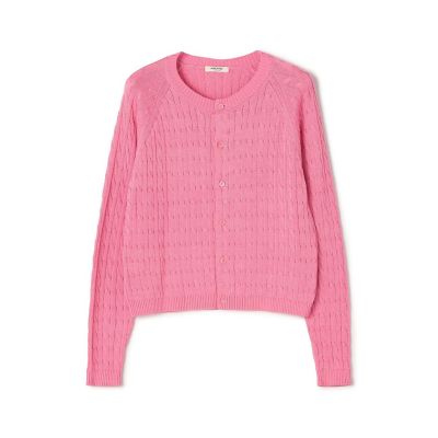 ＜maison TOMORROWLAND＞ギザケーブル　クルーネックカーディガン