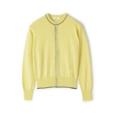 ＜maison TOMORROWLAND＞プレーンウール　クルーネックカーディガン