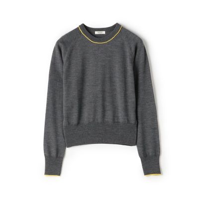 ＜maison TOMORROWLAND＞プレーンウール　クルーネックプルオーバー
