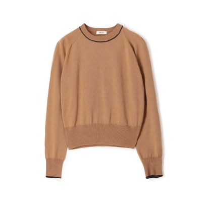 プレーンウール　クルーネックプルオーバー