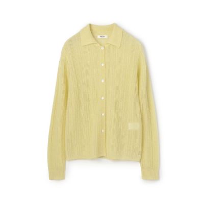 レーシーアルパカブレンド ポロカーディガン | maison TOMORROWLAND