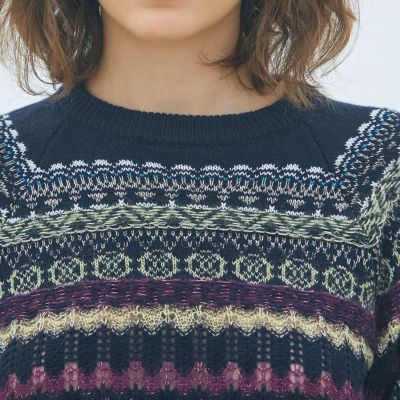 フェアアイル ハーフスリーブプルオーバー | maison TOMORROWLAND