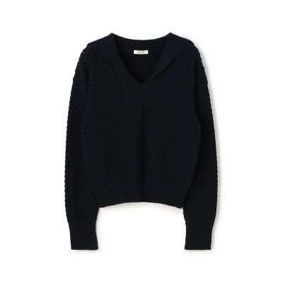 ハイブリットケーブル セーラーカラープルオーバー | maison