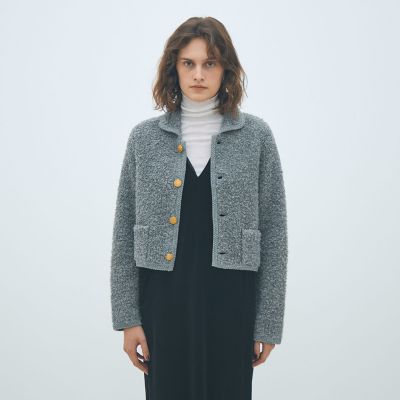 00s ムートン　ニット　ジャケット 予約商品10月下旬以降順次お届け】ムートン ショート