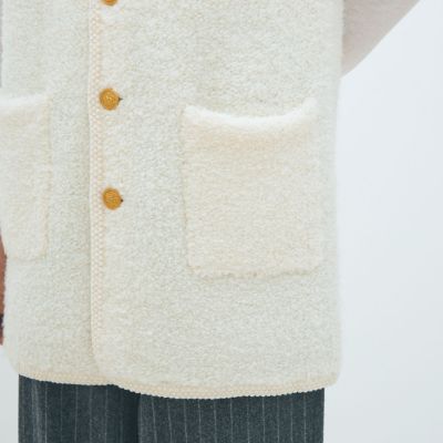 【28600円】試着のみ 今期トゥモローランドMACPHEEムートンロングジレ 28600円】試着のみ 今期トゥモローランドMACPHEEムートンロングジレ