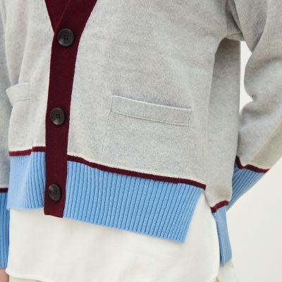 NZ LAMBS Vネックカーディガン | maison TOMORROWLAND/メゾン