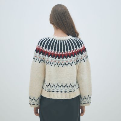 ビジュージャカード クルーネックプルオーバー | maison TOMORROWLAND