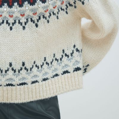 ビジュージャカード クルーネックプルオーバー | maison TOMORROWLAND