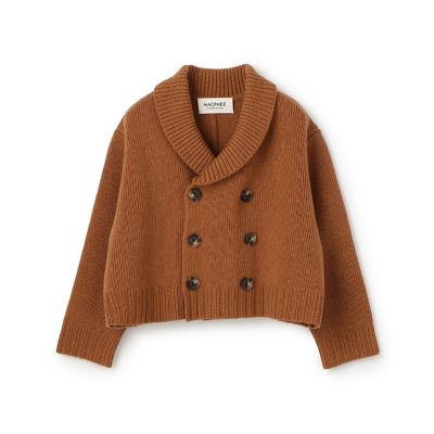 ＜maison TOMORROWLAND＞ダブルフェイス　ダブルブレストカーディガン