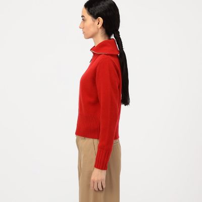 NZ LAMBS ジップアップカーディガン | maison TOMORROWLAND