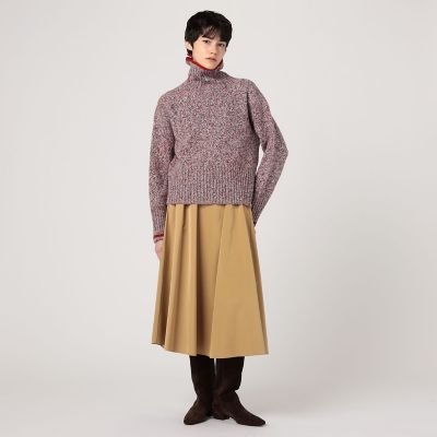 ファインラムズウール タートルネックプルオーバー | maison