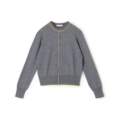 ＜maison TOMORROWLAND＞プレーンウール　クルーネックカーディガン