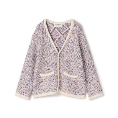 スレッドジャカード Vネックカーディガン | maison TOMORROWLAND