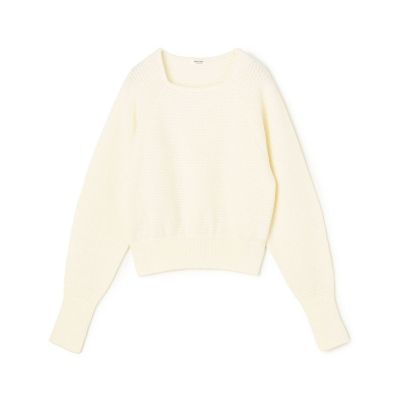 ＜maison TOMORROWLAND＞ギマコットン　スクエアネックプルオーバー