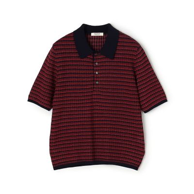 ＜maison TOMORROWLAND＞コットンナイロンチェック　ポロカラープルオーバー