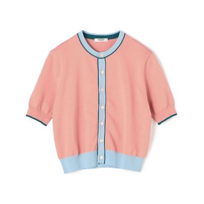 maison TOMORROWLAND/メゾン トゥモローランド ドライコットン　ハーススリーブカーディガン