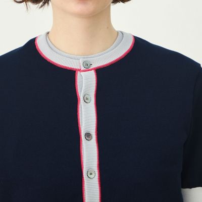 ドライコットン　ハーススリーブカーディガン
