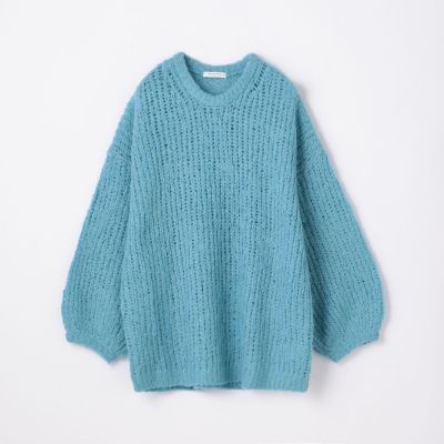 エアリーアルパカ　クルーネックプルオーバー