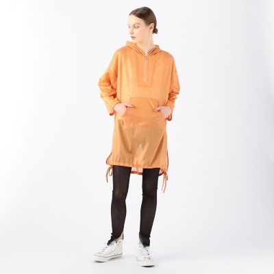 シャイニージャージー　フーデッドロングプルオーバー