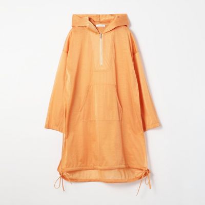 シャイニージャージー　フーデッドロングプルオーバー