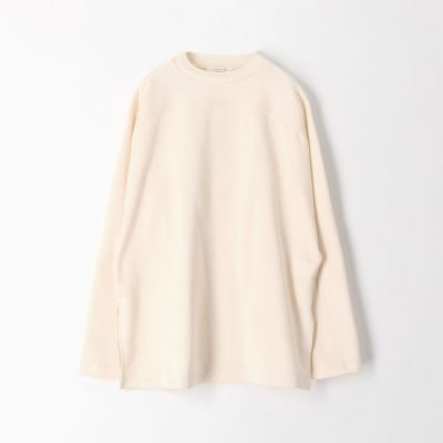コットンダブルフェイス　クルーネックプルオーバー