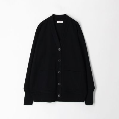 コットンダブルフェイス　Ｖネックカーディガン