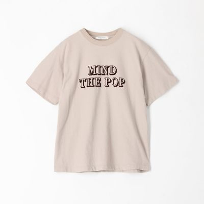 コットンプリント　クルーネックプルオーバー