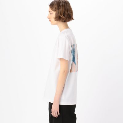 ハイゲージコットンバックプリント　Ｔシャツ