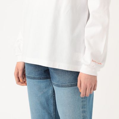 【別注】ｍａｙｕｍｉ　ｙａｍａｓｅ×ＴＯＭＯＲＲＯＷＬＡＮＤ　コットンバックプリント　ロングスリーブプルオーバー