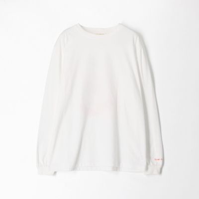【別注】ｍａｙｕｍｉ　ｙａｍａｓｅ×ＴＯＭＯＲＲＯＷＬＡＮＤ　コットンバックプリント　ロングスリーブプルオーバー