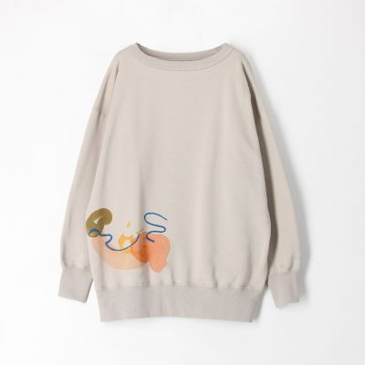 【別注】ｍａｙｕｍｉ　ｙａｍａｓｅ×ＴＯＭＯＲＲＯＷＬＡＮＤ　コットンプリント　ロングプルオーバー