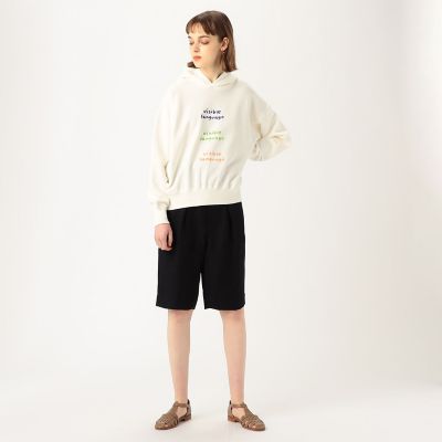 【別注】ｍａｙｕｍｉ　ｙａｍａｓｅ×ＴＯＭＯＲＲＯＷＬＡＮＤ　コットンプリント　フーデッドプルオーバー