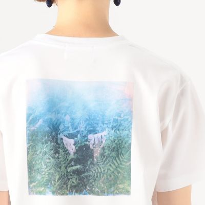 【別注】Ｔａｋａｋｏ　Ｎｏｅｌ×ＴＯＭＯＲＲＯＷＬＡＮＤ　コットンバックプリント　ハーフスリーブプルオーバー