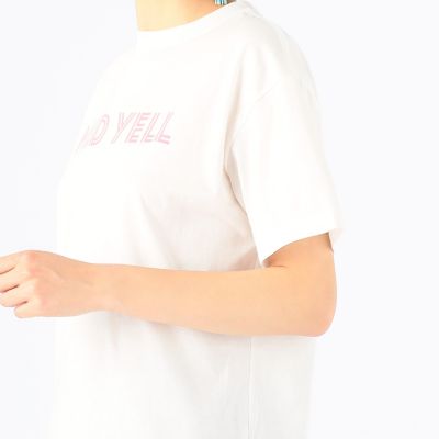 コットンロゴプリント　クルーネックプルオーバー