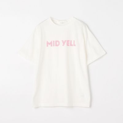 コットンロゴプリント　クルーネックプルオーバー