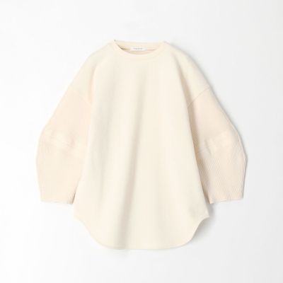 ニットコンビ　クルーネックプルオーバー