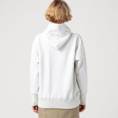 コットンポリエステルジャージー　フーデッドプルオーバー
