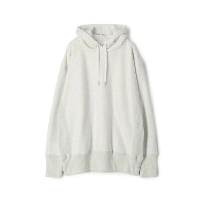 コットンポリエステルジャージー　フーデッドプルオーバー