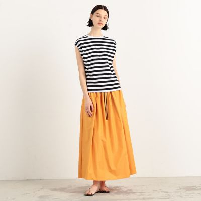 コンパクトコットン キャップスリーブプルオーバー | maison