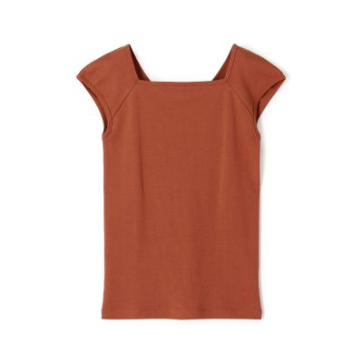 ＜maison TOMORROWLAND＞シルキージャージー　スクエアネックプルオーバー