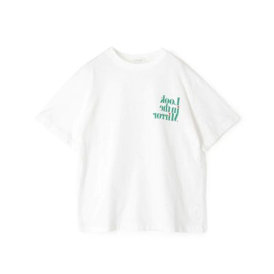 ＜maison TOMORROWLAND＞コットンロゴプリント　Ｔシャツ