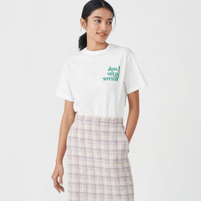 コットンロゴプリント　Ｔシャツ