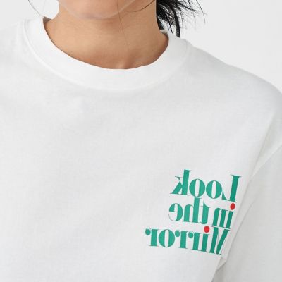 コットンロゴプリント　Ｔシャツ