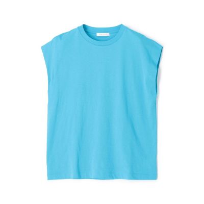 ＜maison TOMORROWLAND＞ソフトコットン　キャップスリーブプルオーバー