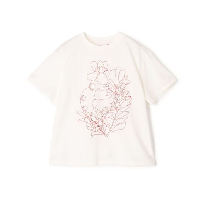 ＜maison TOMORROWLAND＞ボタニカルエンブロイダリー　Ｔシャツ