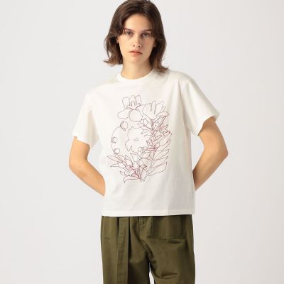 ボタニカルエンブロイダリー　Ｔシャツ