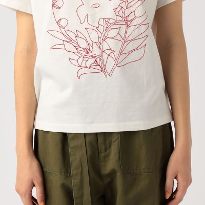 ボタニカルエンブロイダリー　Ｔシャツ