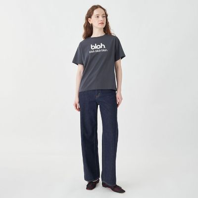 コットンロゴプリント Tシャツ | maison TOMORROWLAND/メゾン