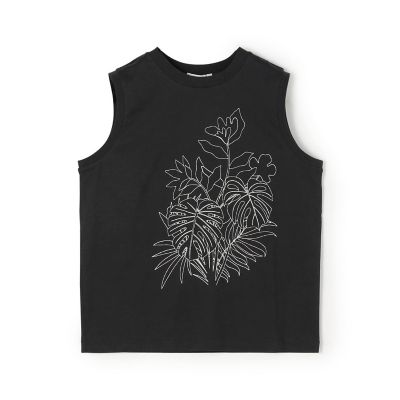 ＜maison TOMORROWLAND＞ボタニカルエンブロイダリー　ノースリーブプルオーバー